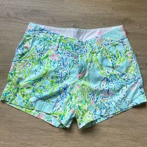 Lilly Pulitzer Callahan shorts size 10